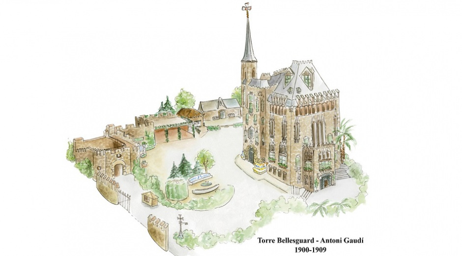 Foto de Torre Bellesguard Antoni Gaudí 2