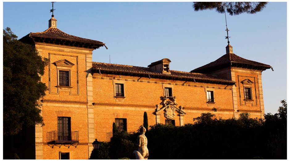 Interior del salón principal del Palacio de Aldovea