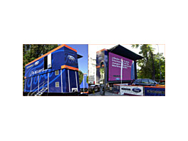 Ford usa el  Screen Truck de Sanca en la Vuelta Ciclista a España