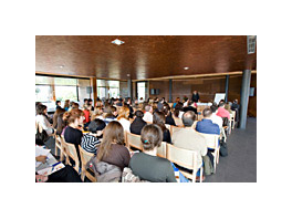 More than one hundred people in the conference