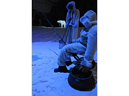 The Artic Pole comes to Madrid in the presentation of several brands of water