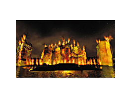 Fire and water in 2008 ExpoZaragoza’s opening show