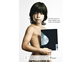 A complete campaign by AECC against breast cancer