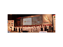 A 24 dish-menu for 1,000 persons