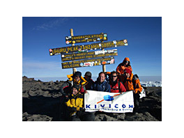 Kivicom celebrates its 15 anniversary on top of the Kilimanjaro