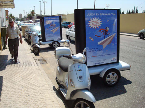 Nuevos soportes publicitarios sobre ruedas