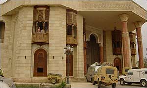 A convention centre in a palace of Saddam Hussein?