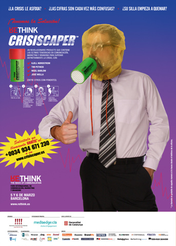 The Rethink marketing conference offers the “Crisiscaper”