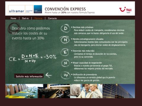 La Convención Express ofrece una herramienta de reserva online de reuniones