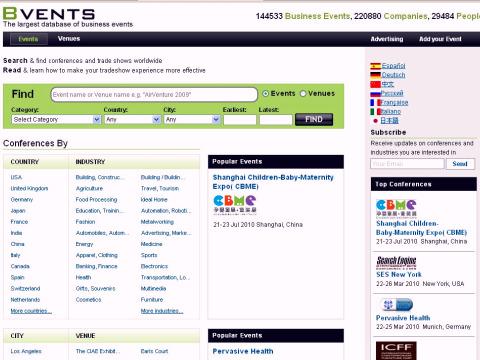 Bvents.com anuncia una alianza estratégica con Conventions.net