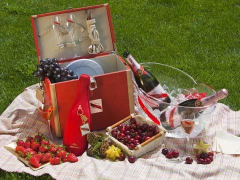 Mumm Cordon crea una cesta para un picnic chic