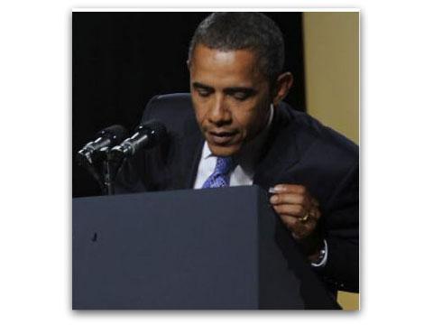 El blooper de Barack Obama: los reflejos de un buen speaker