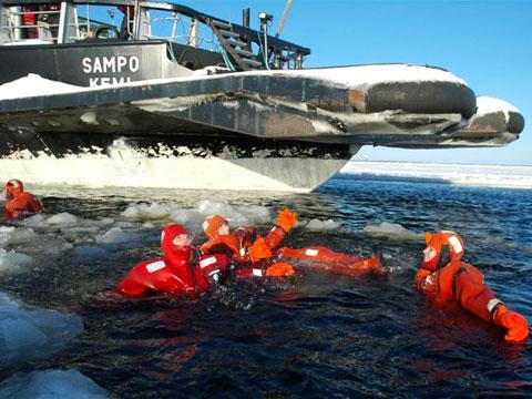 Hop on an icebreaker in Finland