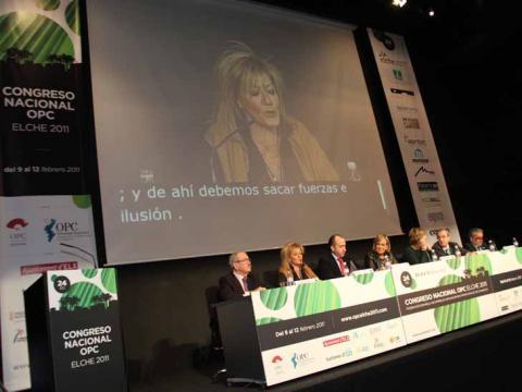 The debate focused on the congressional Omnibus OPC in Elche