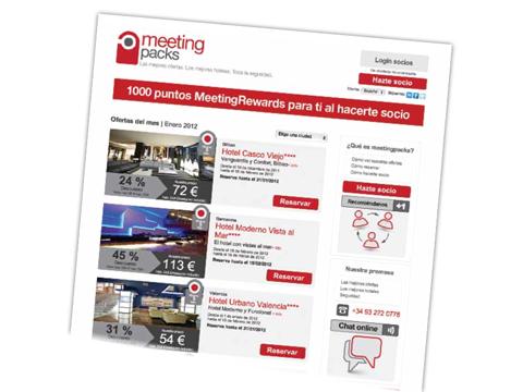 Sale al mercado Meetingpacks, la primera plataforma online de ofertas para grupos