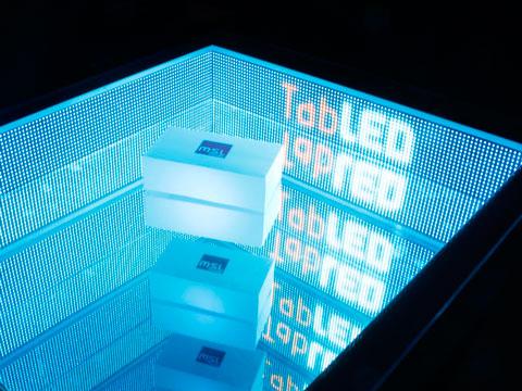 TabLED: videos y efectos multimedia a la mesa