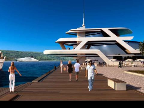 Hotel rotatorio en Croacia