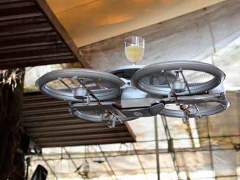Cuando el camarero es un dron