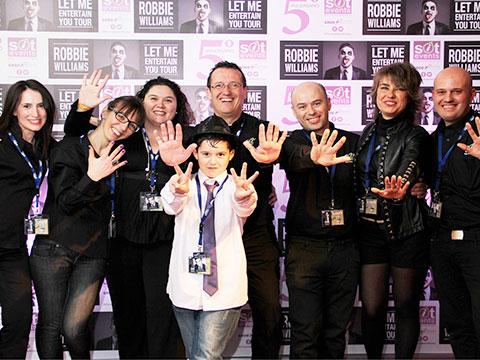 SITevents celebra su aniversario con Robbie Williams