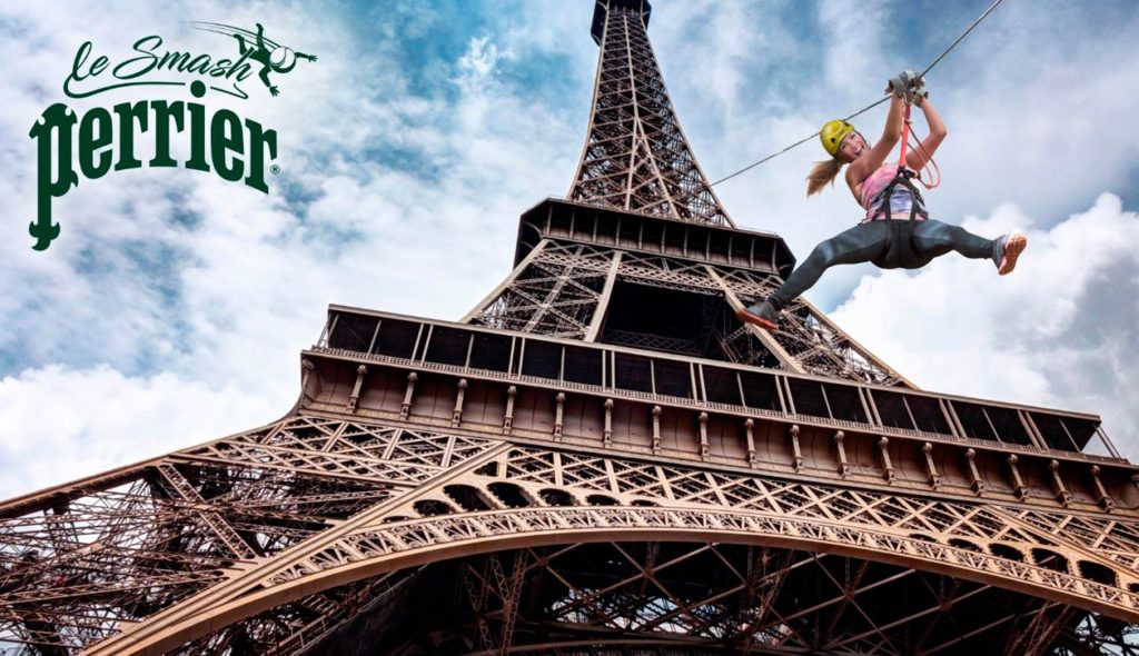 Perrier X-trem en la Torre Eiffel