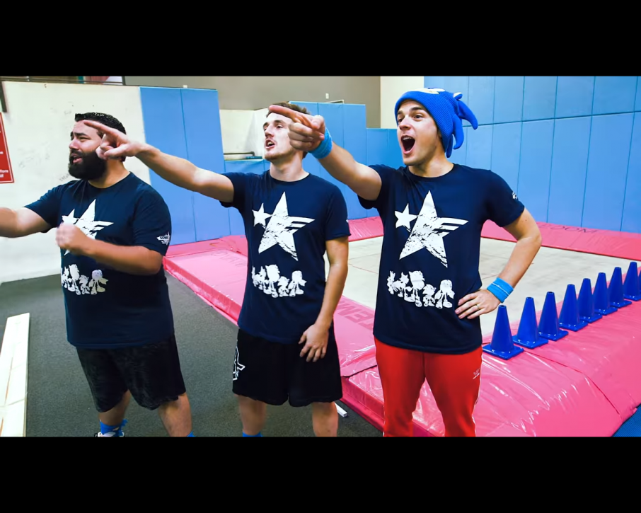 En un gimnasio como en el Sonic Forces