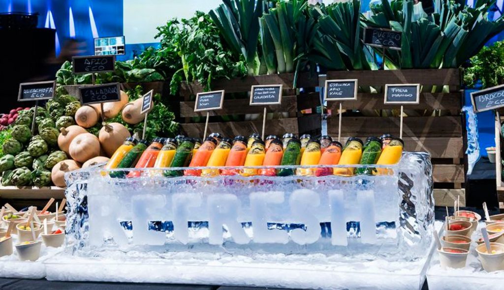 El open bar Refresh de Mice Catering
