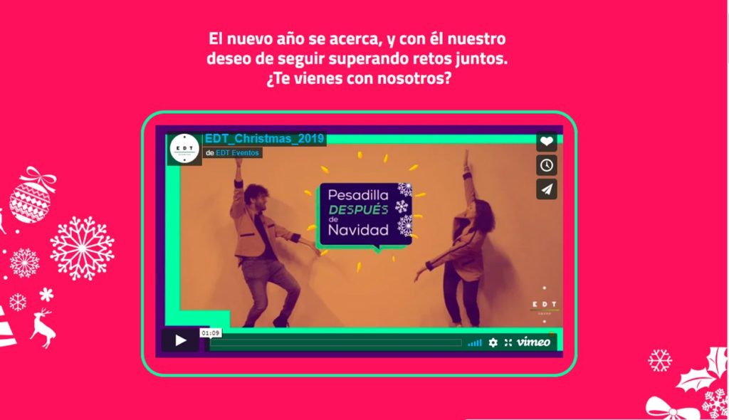 ‘Pesadilla después de Navidad’, el curioso christmas de EDT