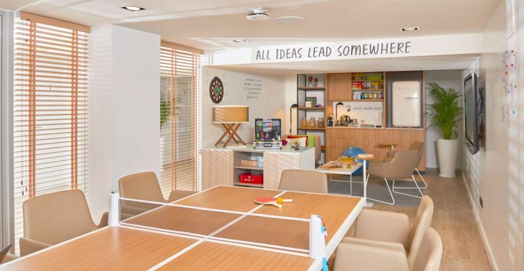 Mindfulness, mesas de ping-pong y espacios creativos en tu sala de reunión