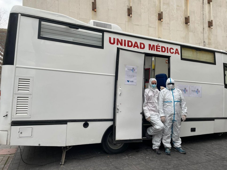 C&CH Salud lanza unidades móviles de test para eventos de hasta 100.000 asistentes