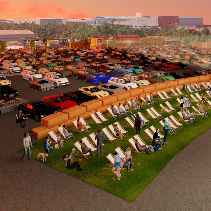 ‘Autocine Málaga’ llega sobre ruedas a la ciudad andaluza