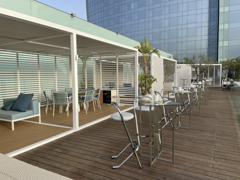 Nuevas cabanas para eventos en el W Barcelona
