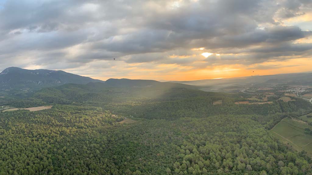 Globo volcanas Garrotxa
